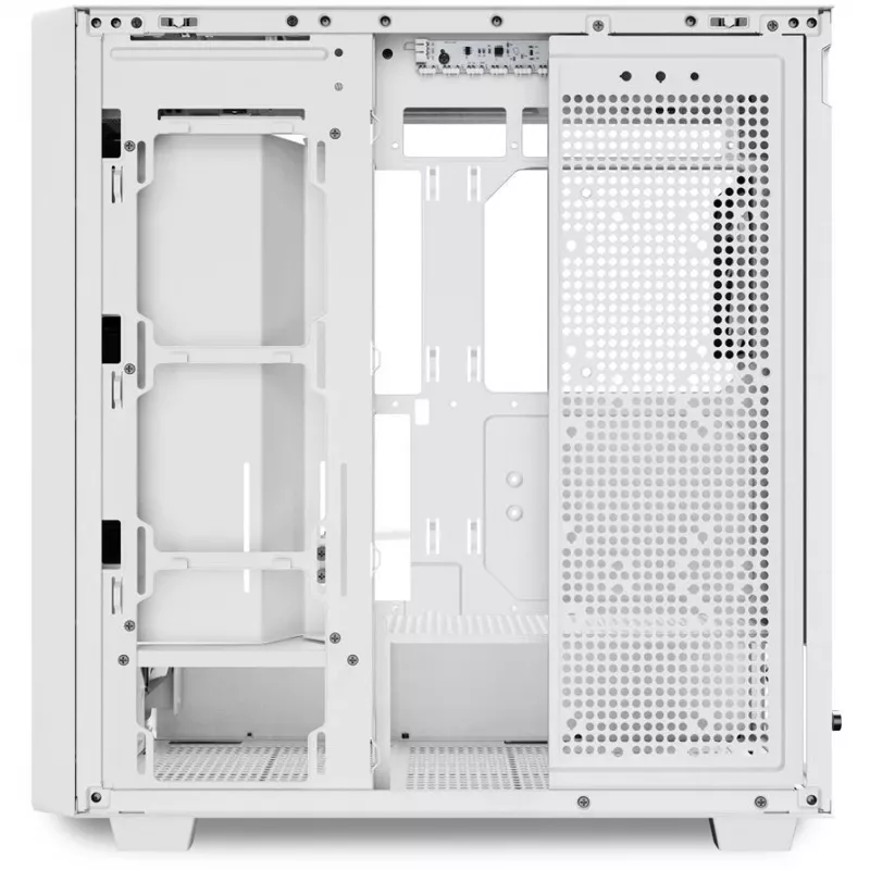 Sharkoon REBEL C70G RGB Full Tower biela, drevo