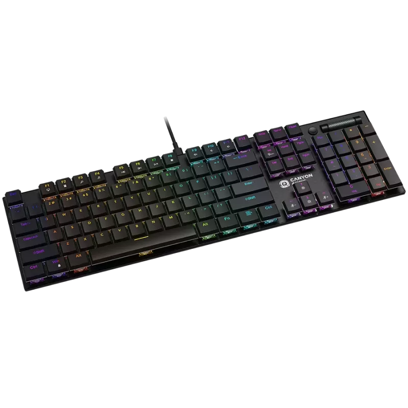 CANYON klávesnica Cometstrike GK-55 EN/RU káblová