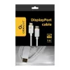 DisplayPort kábel Gembird CC-DP2-6-W – DisplayPort na DisplayPort, 1,8 m, biely
