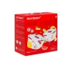 Sada misiek OURSSON BS4781RC/DC okrúhla keramika 3L biela 2 ks