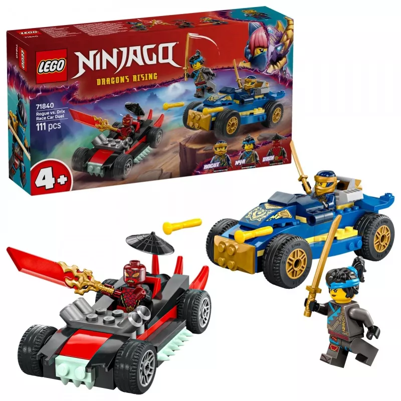 Stavebnica Ninjago 71840 Pretekársky súboj Rogue vs. Drix