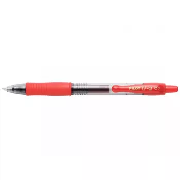 Zasúvací gélový roller Pilot BL-G2-7-R jemný červený