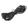 Akyga AK-PC-05C napájací kábel, CEE 7/7 na IEC C13, meď 3 x 1 mm², 5 m, čierna