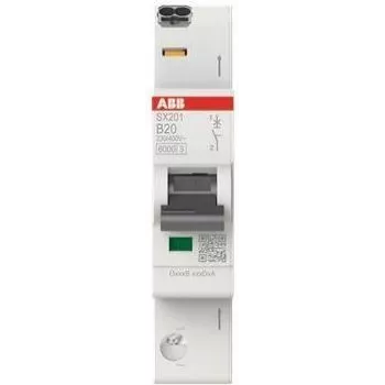 ABB ochranný spínač SX201-B20 Flexline B-char.6kA 20A 1P (2CDS251003R0205)