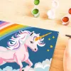 Sada maľovania podľa čísel Ravensburger CreArt ružový jednorožec maľovanie