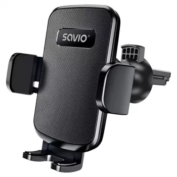 Phone Grip SAVIO CH-05, čierny – odolný ochranný doplnok pre mobilné telefóny