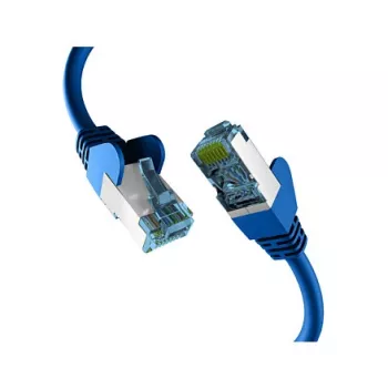 EFB-Elektronik RJ45 patch kábel s Cat.7 surovým káblom, modrý, 7,5 m, S/FTP PIMF, sieťový kábel, LAN, DSL, výrobca: EFB Elektronik (EC020200212)