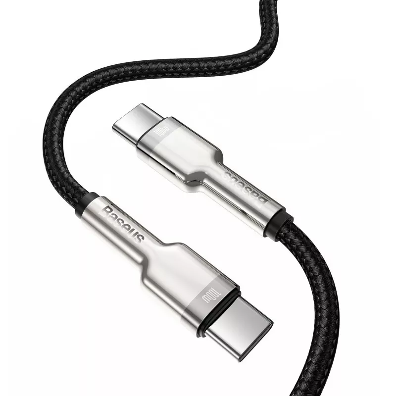 Kábel USB-C na USB-C Baseus CATJK-C01, USB 3.2 Gen 1, 1 m, čierny