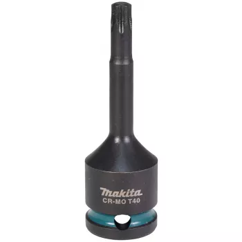 Makita Impact Black 1/2 Torx nástrčná hlavica T40 – 78 mm – chróm-molybdén – E-19819