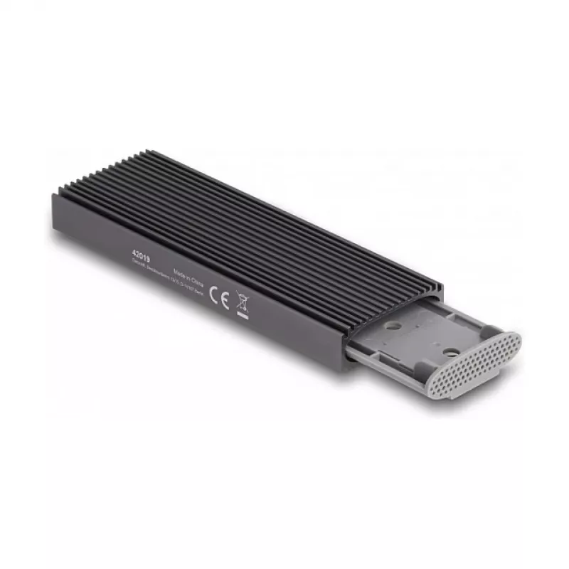 SSD puzdro DeLOCK externé USB Type-C Combo puzdro pre M.2 NVMe PCIe alebo SATA SSD bez nástrojov