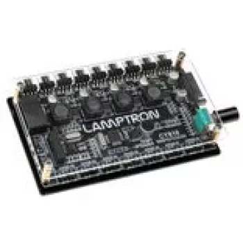 Ventilátorový a ARGB kontrolér Lamptron CY816 čierna — 6 konektorov pre ventilátory, 8 ARGB zón