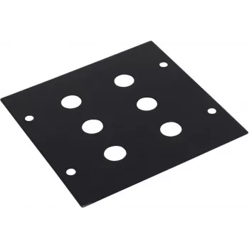 Omnitronic modul 2HE panel so 6x konektormi samica jack, 88×88 mm