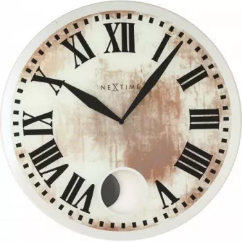 NeXtime hodiny 8162 Romana, Ø43 cm, nástenné, biele