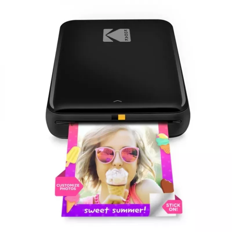 Kodak STEP prenosná mobilná fototlačiareň farba ZINK 2x3'' 1 ppm, Bluetooth, čierna