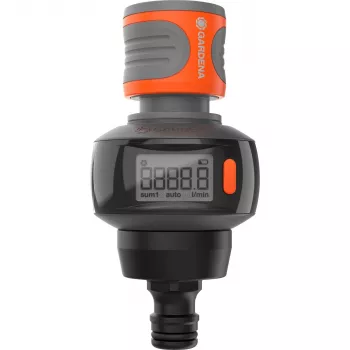 Gardena AquaCount 18350-20 vodomer, čierna/sivá/oranžová
