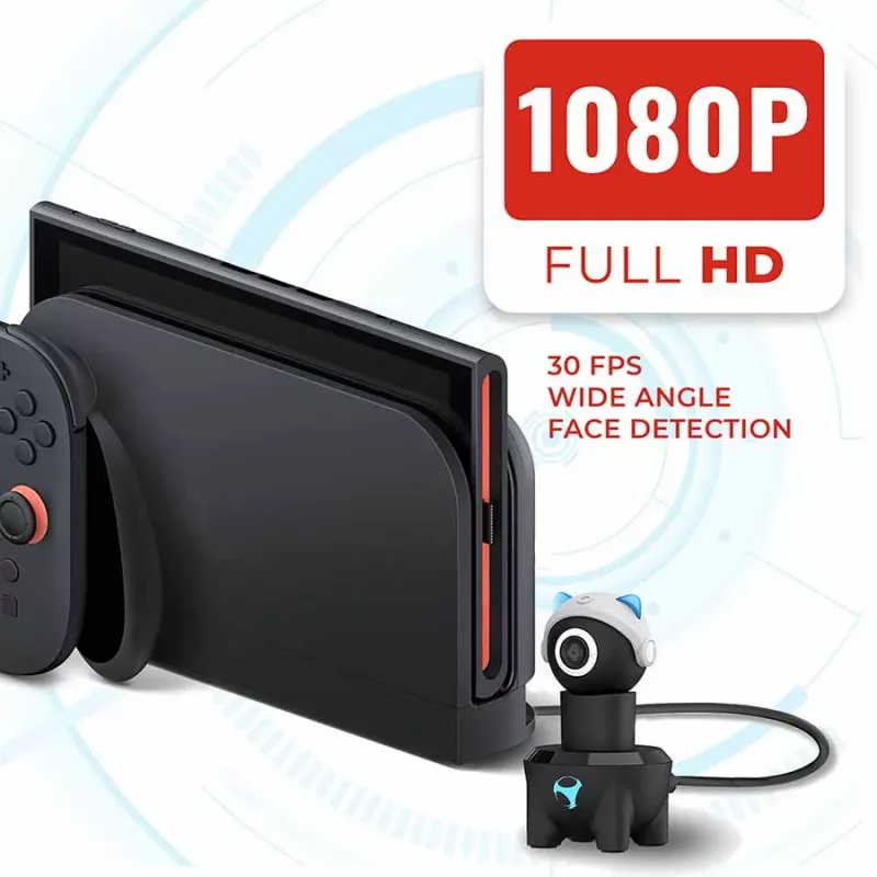 Subsonic Playcam 1080 2in1 HD mini kamera pre Nintendo Switch 2 svetlomodrá