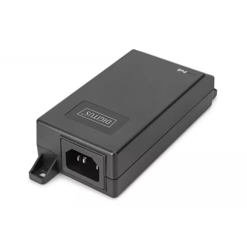 Digitus Gigabit Ethernet PoE+ injektor 802.3at 30 W čierna