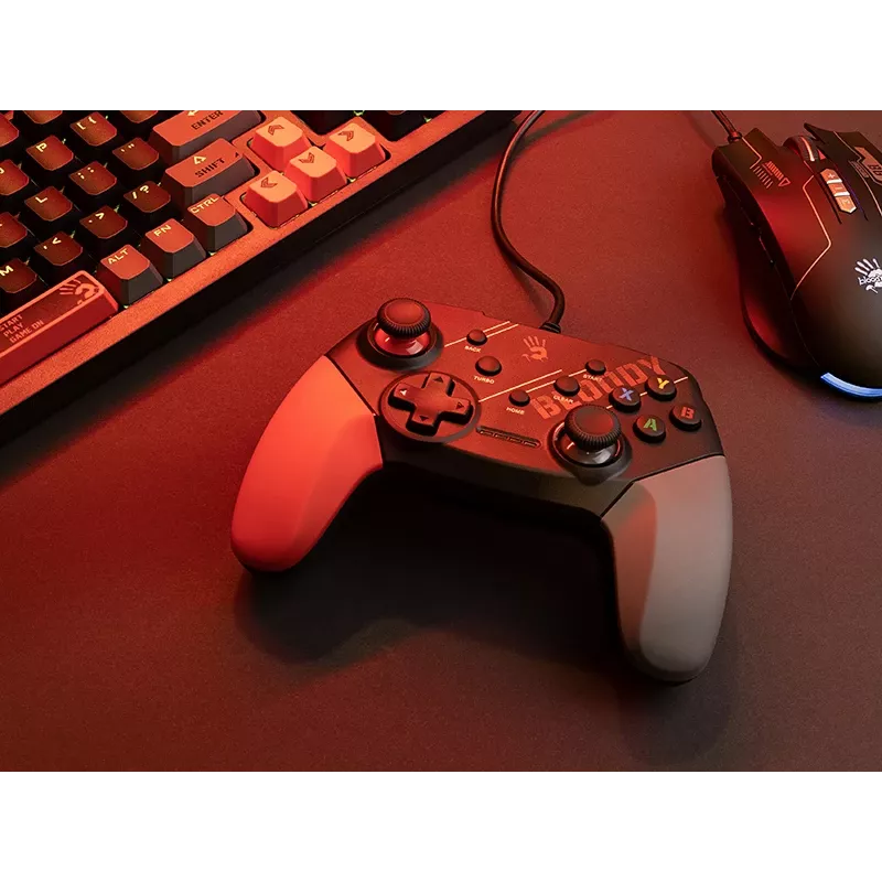 Herný ovládač A4Tech Bloody GP30 Sports Red, USB
