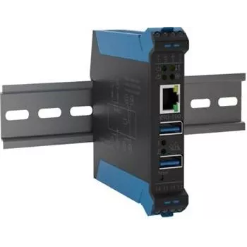 Server zariadení SEH INU-100 M07210 pre montáž na lištu s 1x Ethernet portom