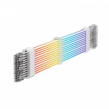 Gamemax predlžovací kábel zdroja VGA 3x8PIN-W, biely