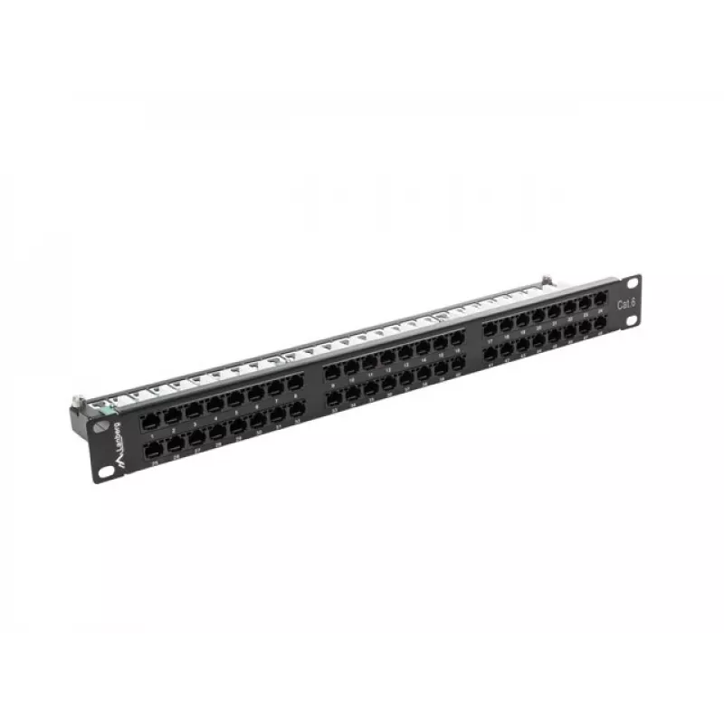 Lanberg PPU6-1048-B - Patchpanel - 1U - 19 palcov