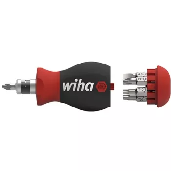Wiha Stubby bitový skrutkovač 8 ks imbus, vonkajší šesťhran, Phillips, Pozidriv, drážkový, TORX (43613)