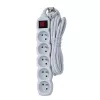 Esperanza ELK215W rozbočovač 3 m 5 AC zásuvka(y) interiér biely