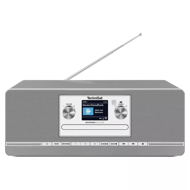 TechniSat DIGITRADIO 372 CD IR internet analógové & digitálne antracit, strieborná
