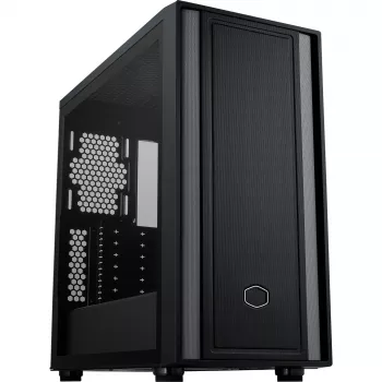 Cooler Master MasterBox 600 Lite PC skriňa, MIDI-Tower, E-ATX, tvrdené sklo - čierna