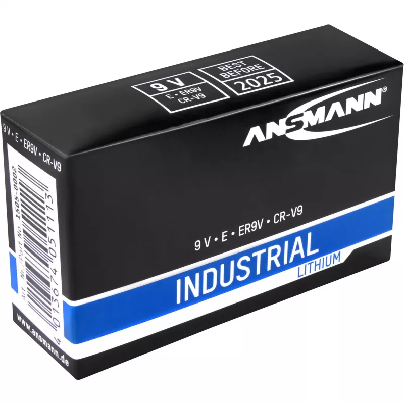 Ansmann 1505-0002 - jednorazová batéria - lítium - 9 V - 5 kusov - čierna - -40 - 60 °C