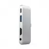 Satechi hliníkový USB-C hub pre iPad Pro strieborný