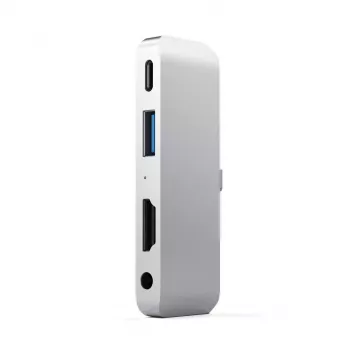 Satechi hliníkový USB-C hub pre iPad Pro strieborný