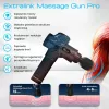Masážna pištoľ Extralink MSG-01-PRO 3800 ot/min 6 nástavcov