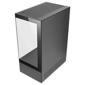 PC skriňa TACENS Mars Gaming MC-XO Midi Tower čierna — ATX/Micro-ATX/Mini-ITX, napájací zdroj dole, 1×120-mm zadný ventilátor, podporuje grafické karty do 328 mm