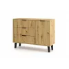 SCANDI 1D3S štíhla dub ARTISAN komoda