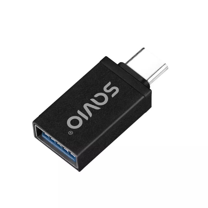 Savio AK-80 video kábel adaptér 0m USB Type-A USB Type-C čierny