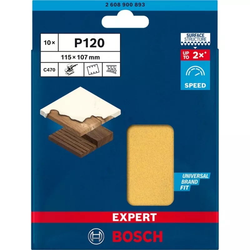 Bosch 2 608 900 893 rotačný nástroj brúsne/brúsne príslušenstvo drevo brúsny list