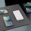 Powerbanka Extralink EPB-078W 10000 mAh biela, USB-C, 10 W výstup, nabíja až 2 zariadenia
