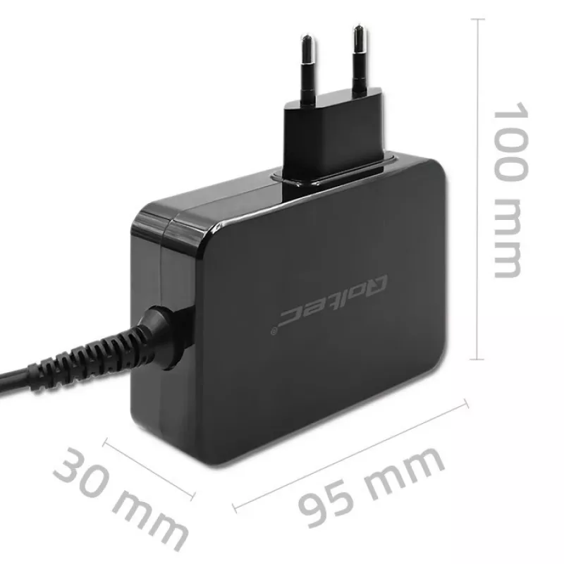 GaN napájací zdroj QOLTEC 52387 90W 1x USB‑C 5–20V