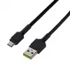 USB 2.0 kábel Green Cell KABGC23, USB A na Micro-USB B, 0,3 m, čierny