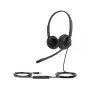 Yealink UH34 SE Lite Dual Teams headset káblový s hlavovým mostom kancelária/call centrum USB Type-C čierna