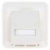 Digitus FTTH optická nástenná zásuvka na zapustenie DN-93201 SC/LC adaptér 86x30x86mm