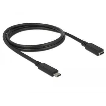 USB kábel DeLOCK 85533 USB 3.2 Gen 1 1 m USB C čierny