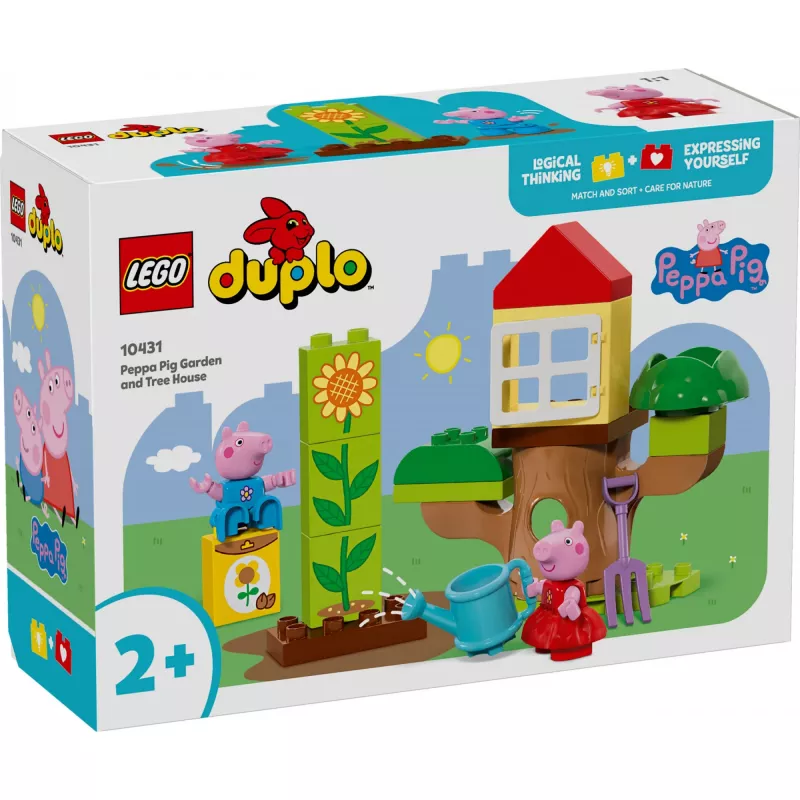 Lego 10431 Duplo Peppa Pig záhrada a dom na strome herný set