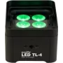 LED wash svetlo EUROLITE TL-4 QCL RGB+UV — 4-in-1 RGB+UV LED pre pódiové a eventové osvetlenie