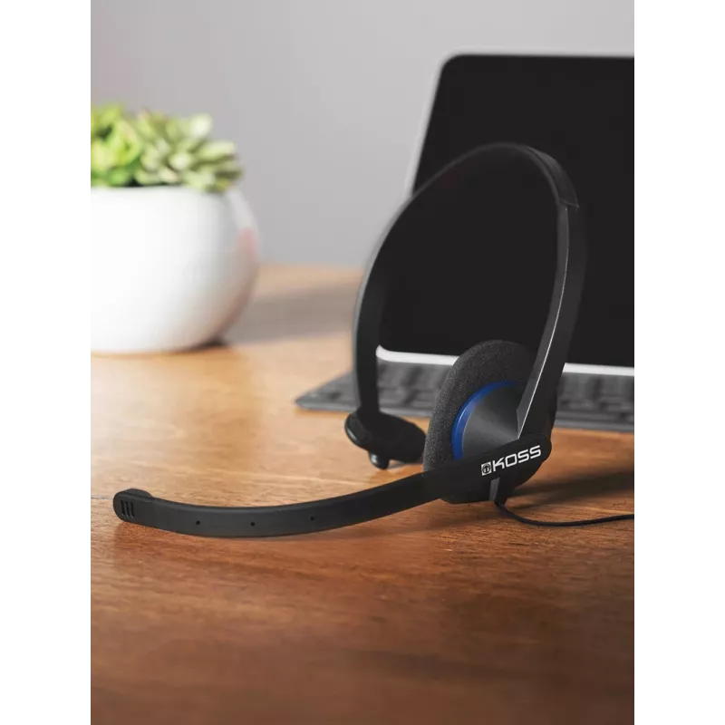 Koss CS200i headset káblový hlavový most kancelária/call centrum čierny