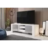 Cama TV stojan WEST 42/130/42 biely/sivý lesklý