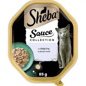 Mokré krmivo vrecko Sheba miska teľacina v omáčke 85 g