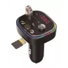 FM vysielač VAKOSS TC-B439K Bluetooth USB, 87,5–108 MHz, prehrávanie microSD/USB, 5V/3,1A výstup, RGB displej