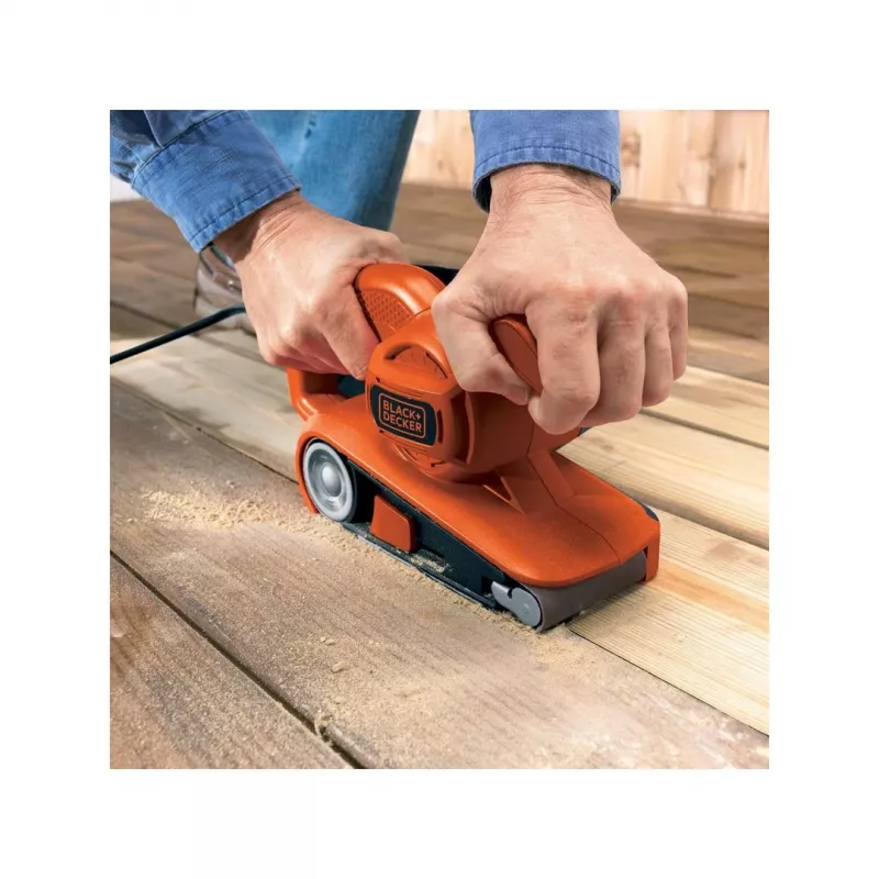 Black & Decker KA86-QS prenosná brúska pásková brúska oranžová